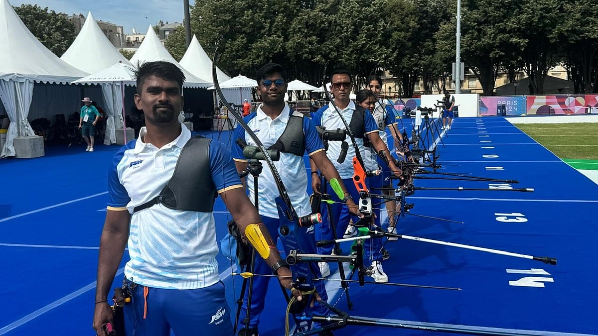 Indian Archers at Paris Olympic Games 2024. - SAI Media